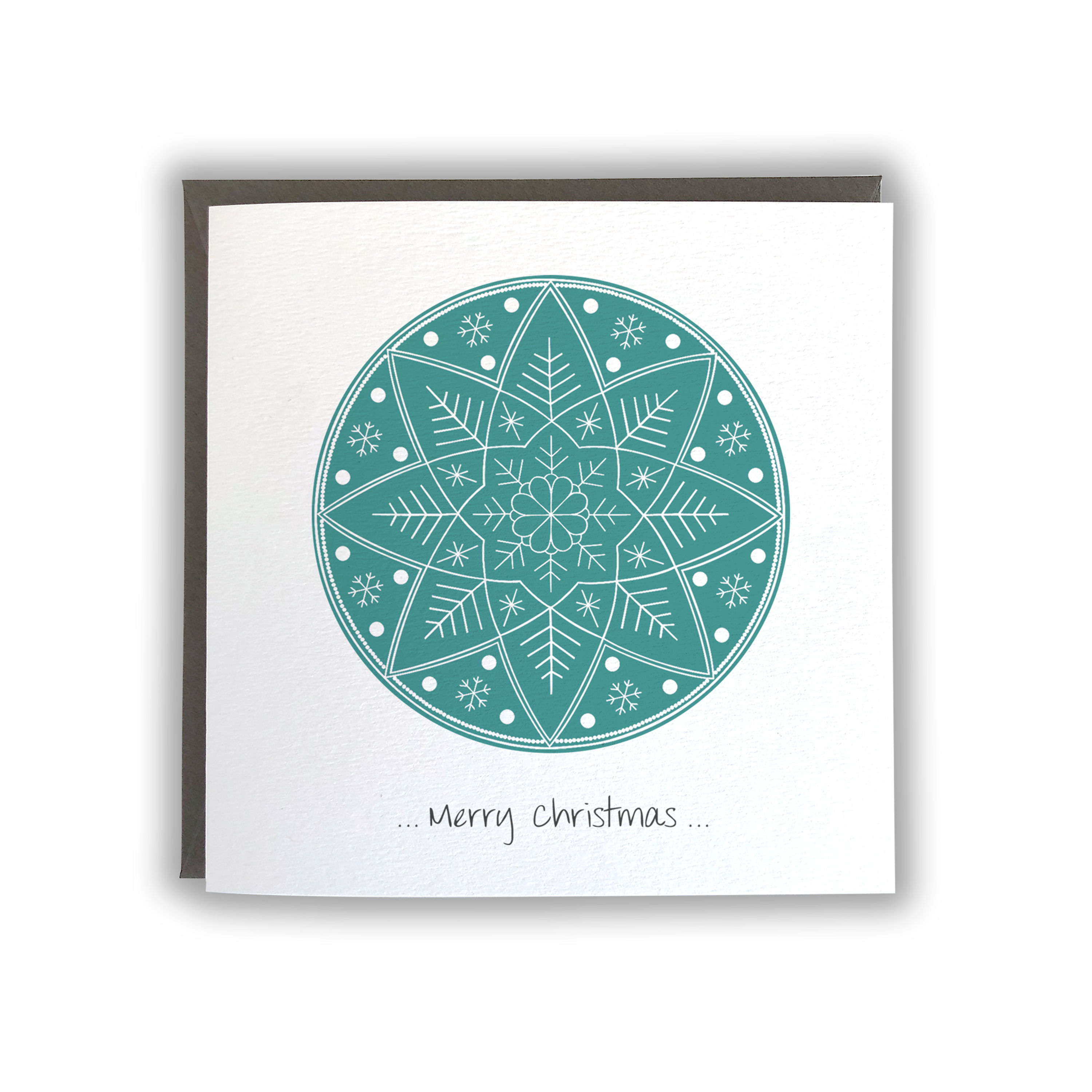 Snowflake Mandala Card