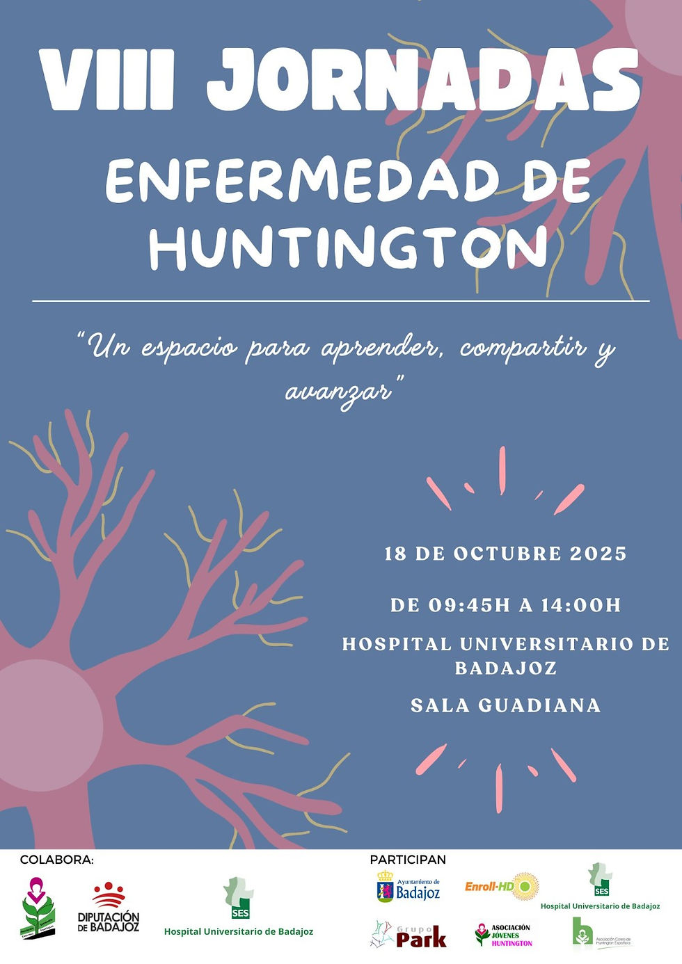VIII Jornada sobre la Enfermedad de Huntington en Extremadura