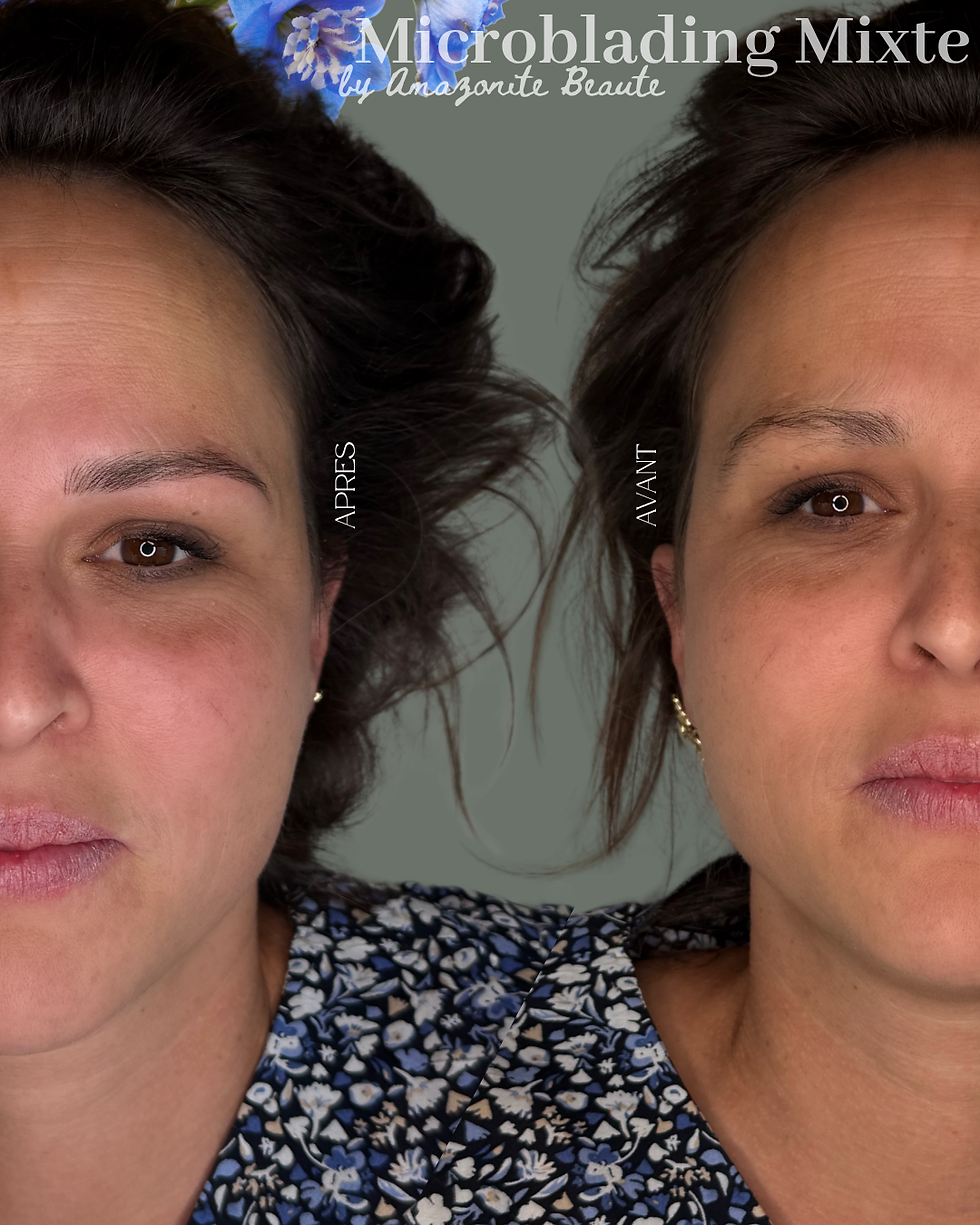 Microblading mixte