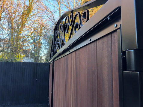 Clad Gates: Composite and Steel Framed Clad Gates  | Innovate Gates