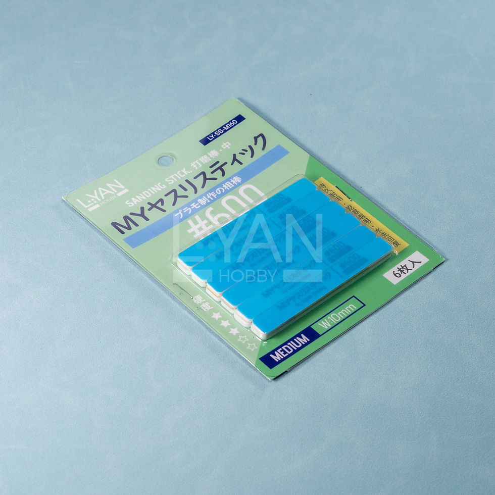 縮圖：#320-1500 - Sanding Stick [Medium] 8x1cm 6pcs 打磨棒 [中]