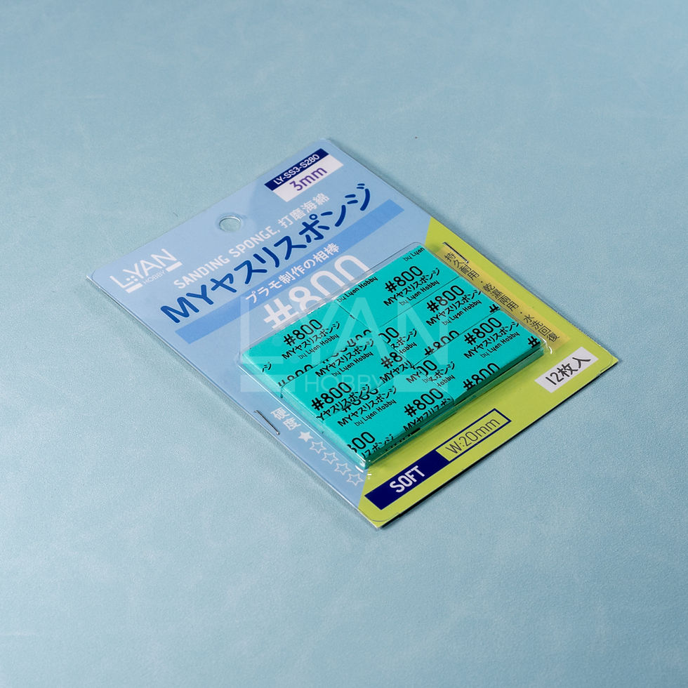 縮圖：3mm Sanding Sponge [Soft] 4x2cm 24pcs 打磨海綿 [軟]