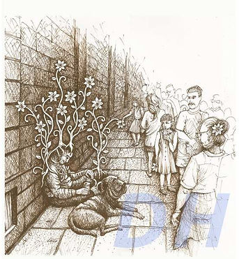 La Réunion art ILLUSTRATIONS Houchard Dominique Jean-René Mare
