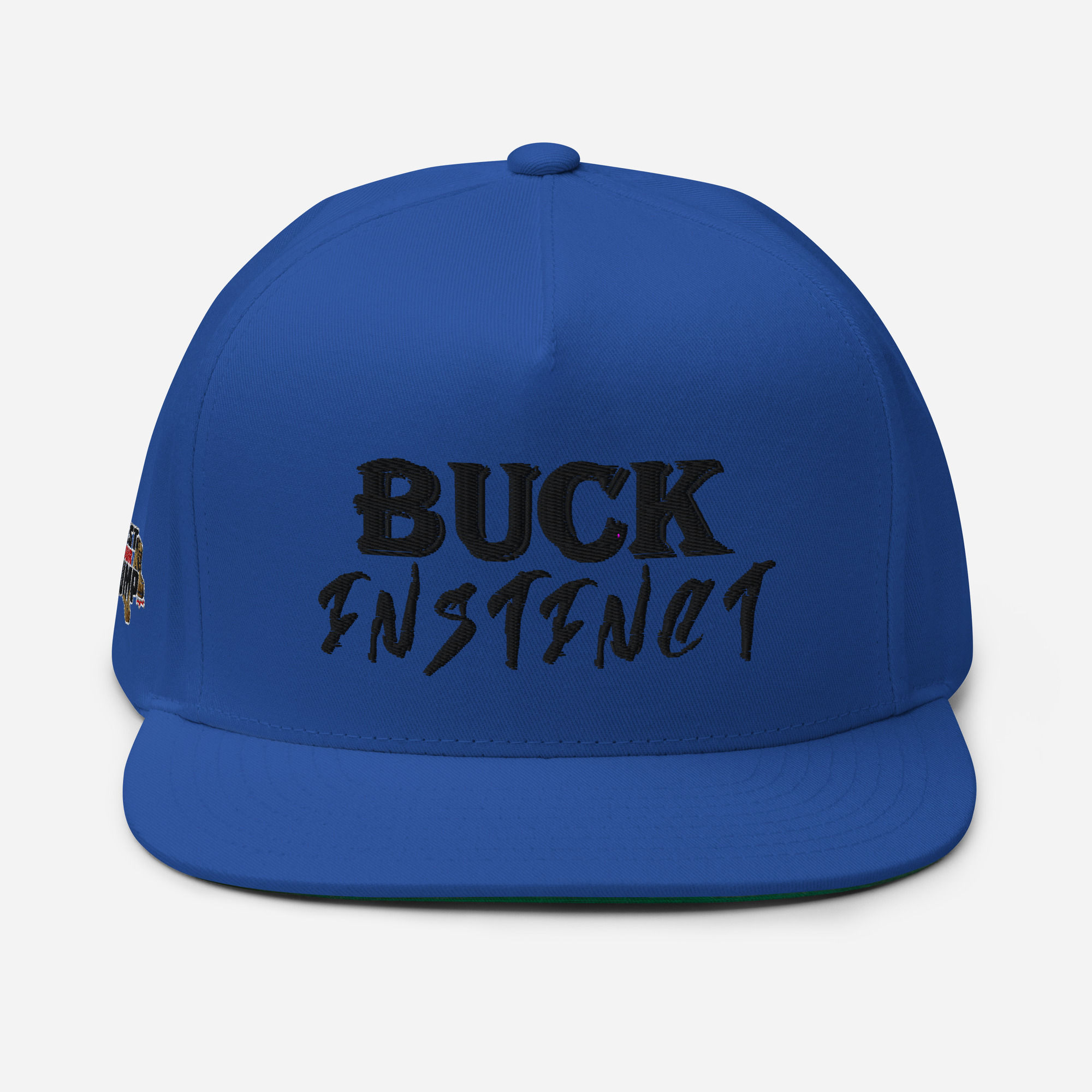 Buck Instinct (Blue & Red) - Flat Bill Cap