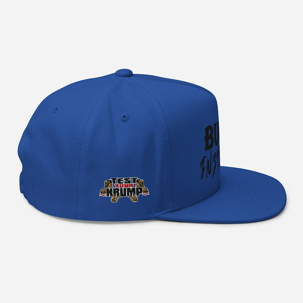 Miniature : Buck Instinct (Blue & Red) - Flat Bill Cap