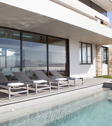 Luxury villa showing beautiful pool