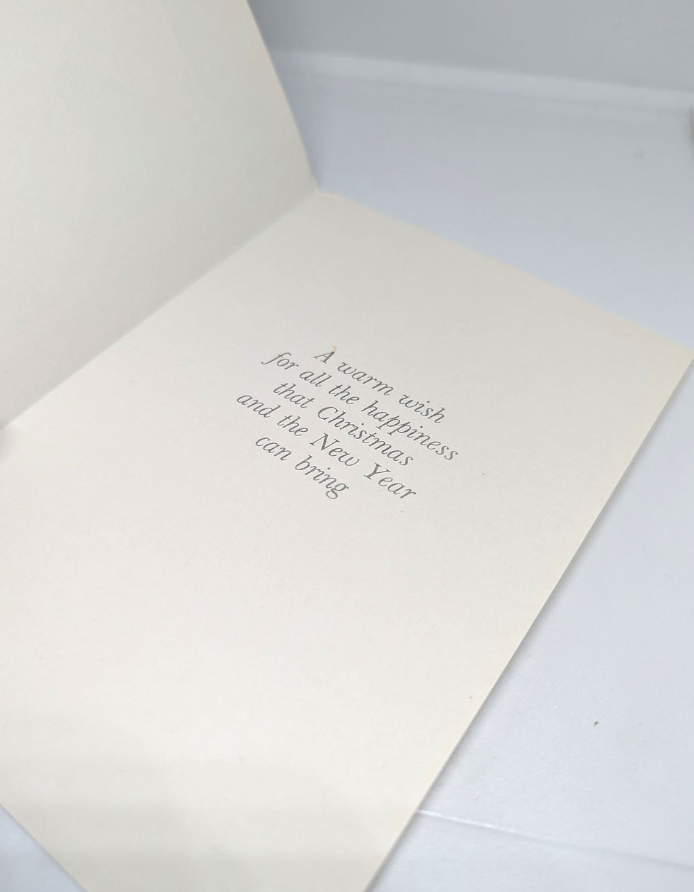 Thumbnail: Vintage Xmas UNUSED 1980's Boy Jesus Lamb Greeting Card  (GC9077)
