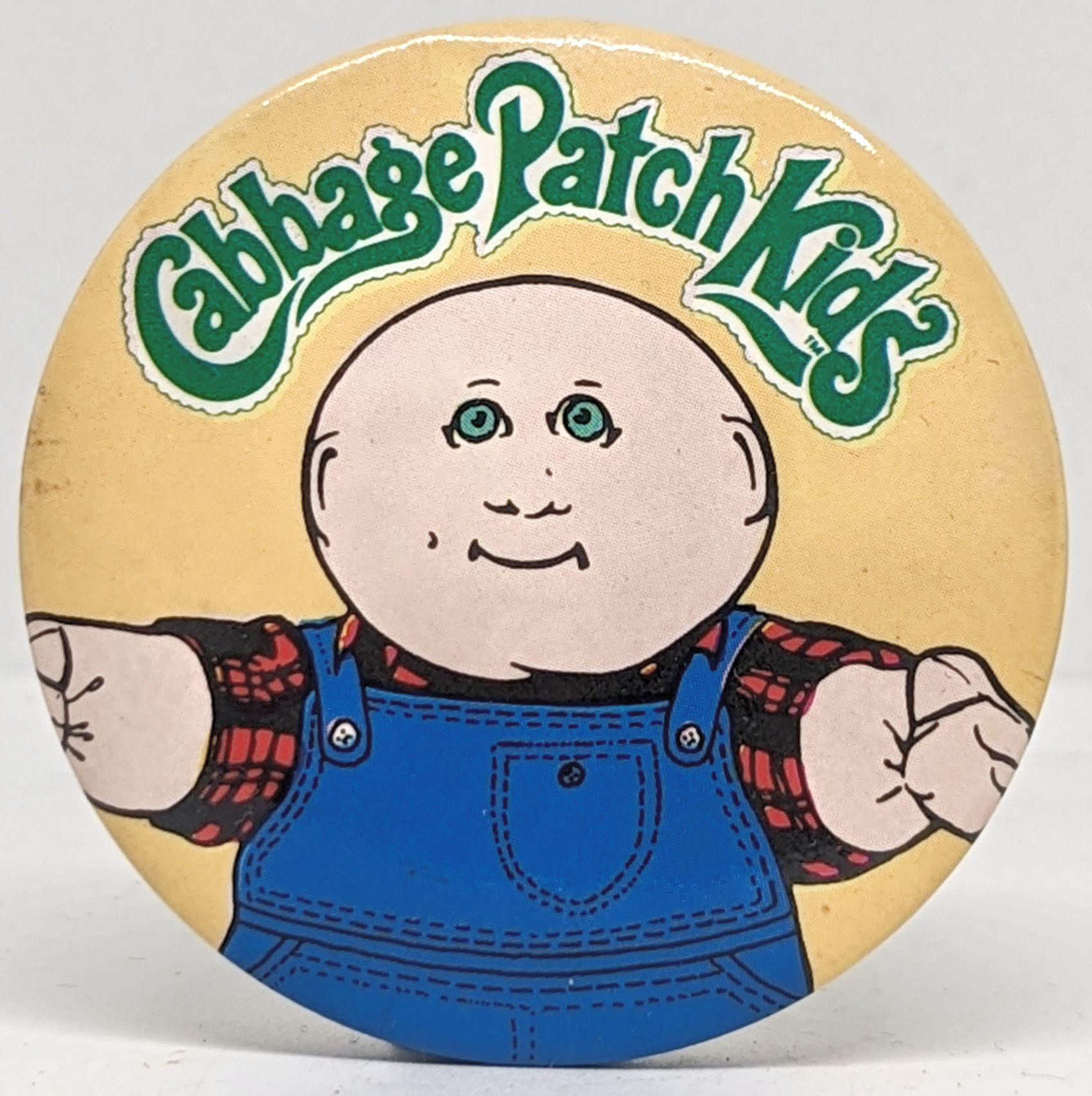 Vintage Cabbage Patch Kids American Doll 1980's Badge Pin (P2151)