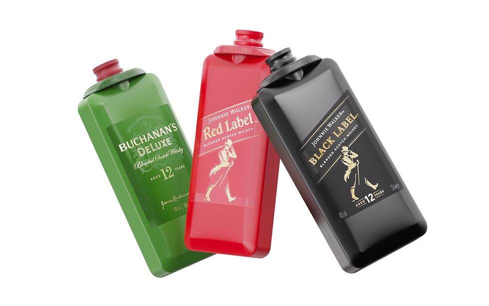 Johnnie Walker plastic lock