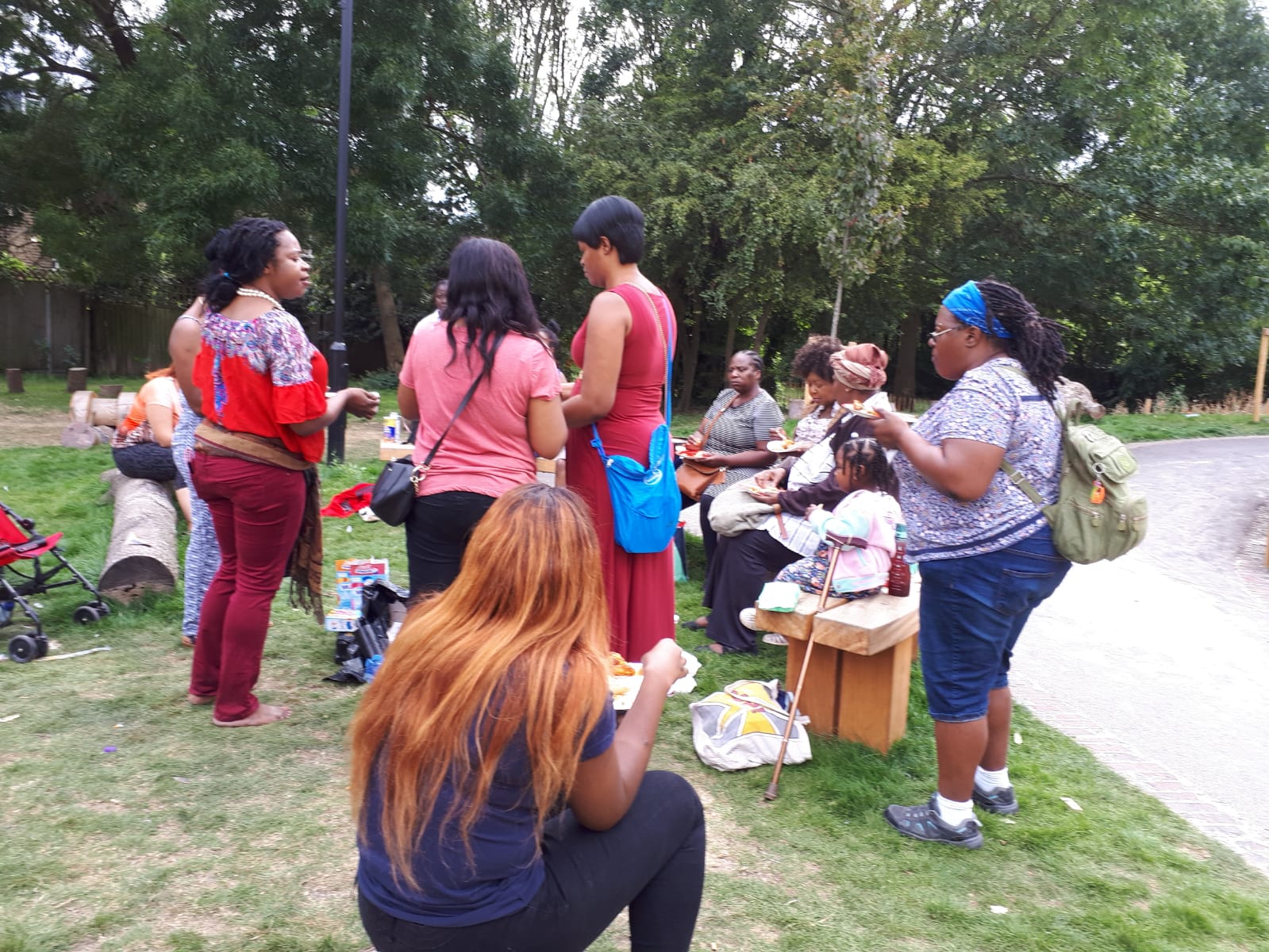 Family picnic at Daubery Field Park