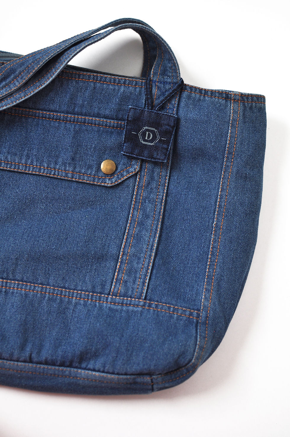 Miniatiūra: Džinsinis paplūdimio krepšys, Nedidelis medžiaginis lengvas kelionininis krepšys, dovana kelioninė, Sporto, tašė, lagaminas