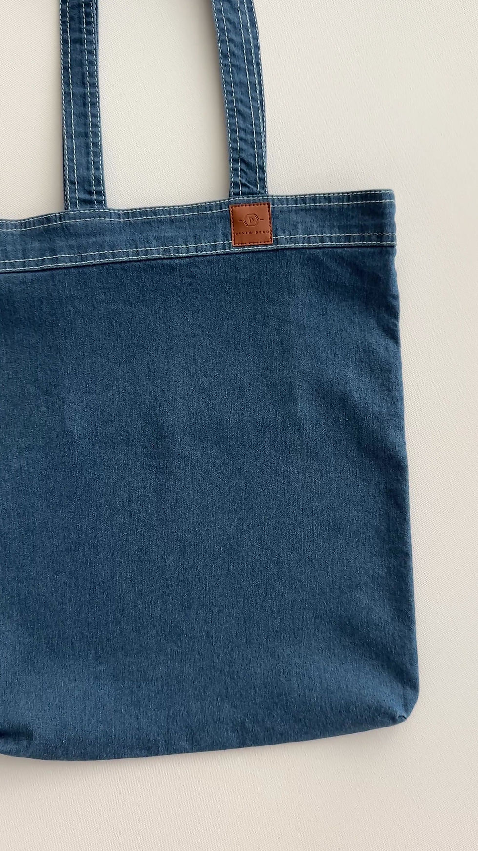 Miniatiūra: Džinsinis pirkinių krepšys, medžiaginis maišelis iš džinso, mėlynas krepšys, drobiniai maišeliai, tote bag