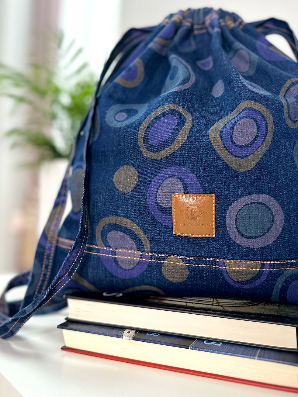 Miniatiūra: Laisvalaikio maišelis - kuprinė, Džinsinis sportinis maišelis, Kuprinė - maišas, Medžiaginis maišas, Sportiniai maišeliai