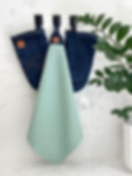 Didelė universali džinsinė prijuostė, virtuvės pirštinės, rankšluostėliai prie komplekto, kepimui, griliui, virtuvės dekoras