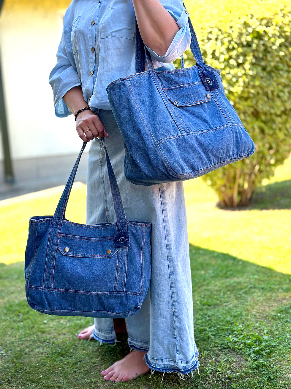 Miniatiūra: Džinsinis didelis kelioninis /paplūdimio krepšys, Šeimyninė savaitgalio tašė, lagaminas, medžiaginis maišas, sporto krepšiai