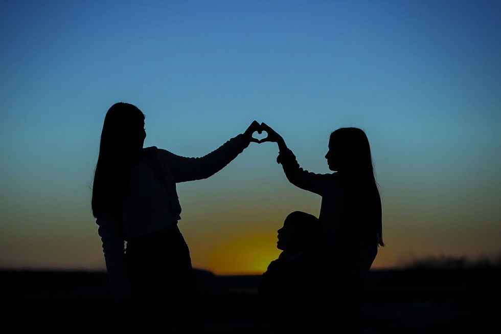sisters heart sunset cerebral palsy