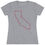 Thumbnail: Women's Heart of Truckee Short Sleeve Crew Neck Tee with Red Logo