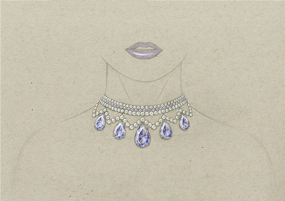 amethyst choker
