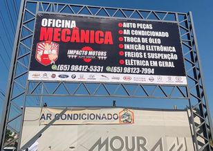 Lona com ilhós para outdoor