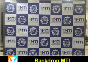 Backdrop personalizado feito de metalon 