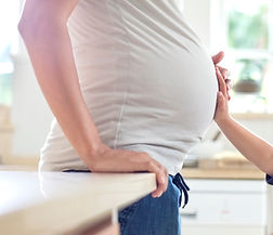 Hand auf Bump