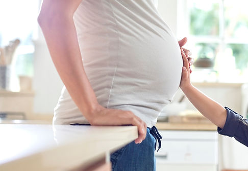 Hand auf Bump