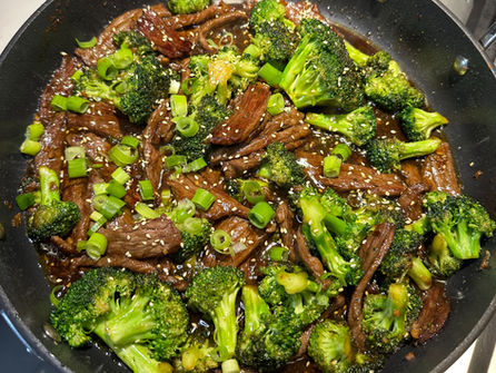 MONGOLIAN BEEF & BROCCOLI