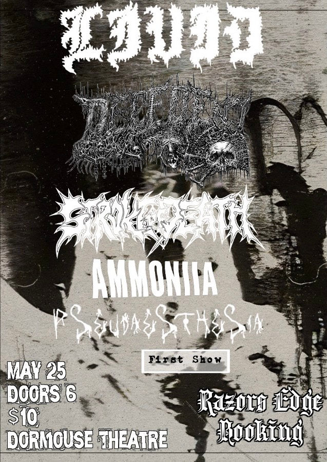 Livid, Decedent, Ammoniia, Stroke of Death, and Pseudaesthesia. 