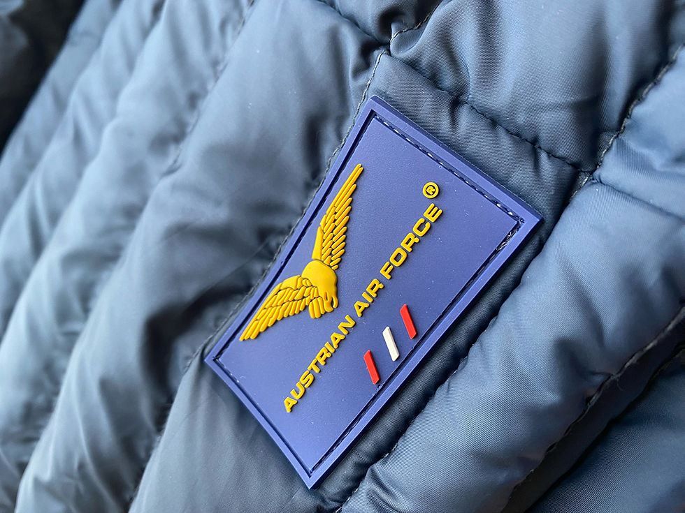 Miniaturbild: Detailansicht vom Austrian Air Force 3D Logo.