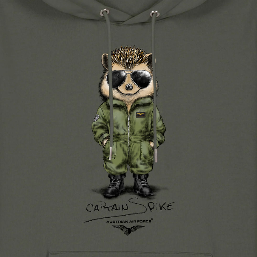Miniaturbild: Detailansicht vom Captain Spike Brustlogo.