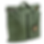 Schräge Seitenansicht der Tasche. Zu sehen runder Klett mit Austrian Air Force Logo.