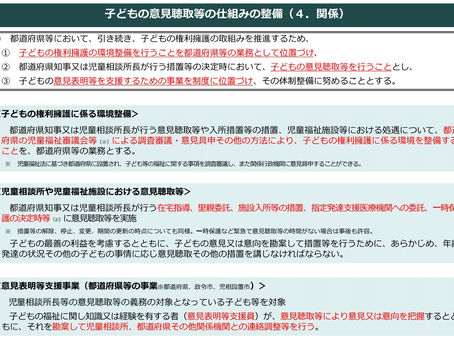 【アドボケイト・子どもの意見聴取等の仕組みの整備】
