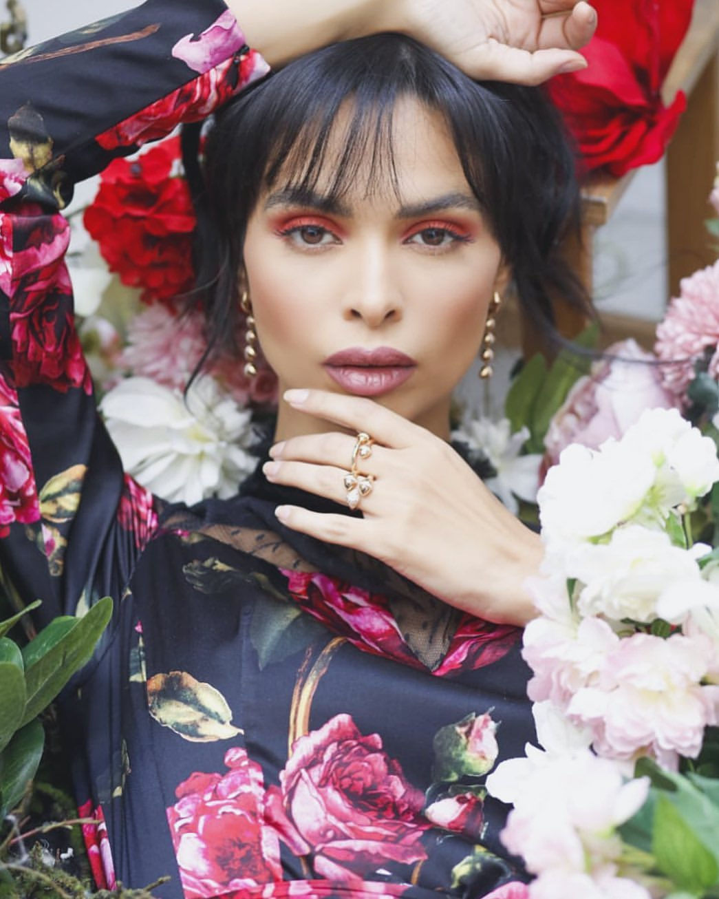 Kaoutar Boudarraja in her modeling portfolio, 2020