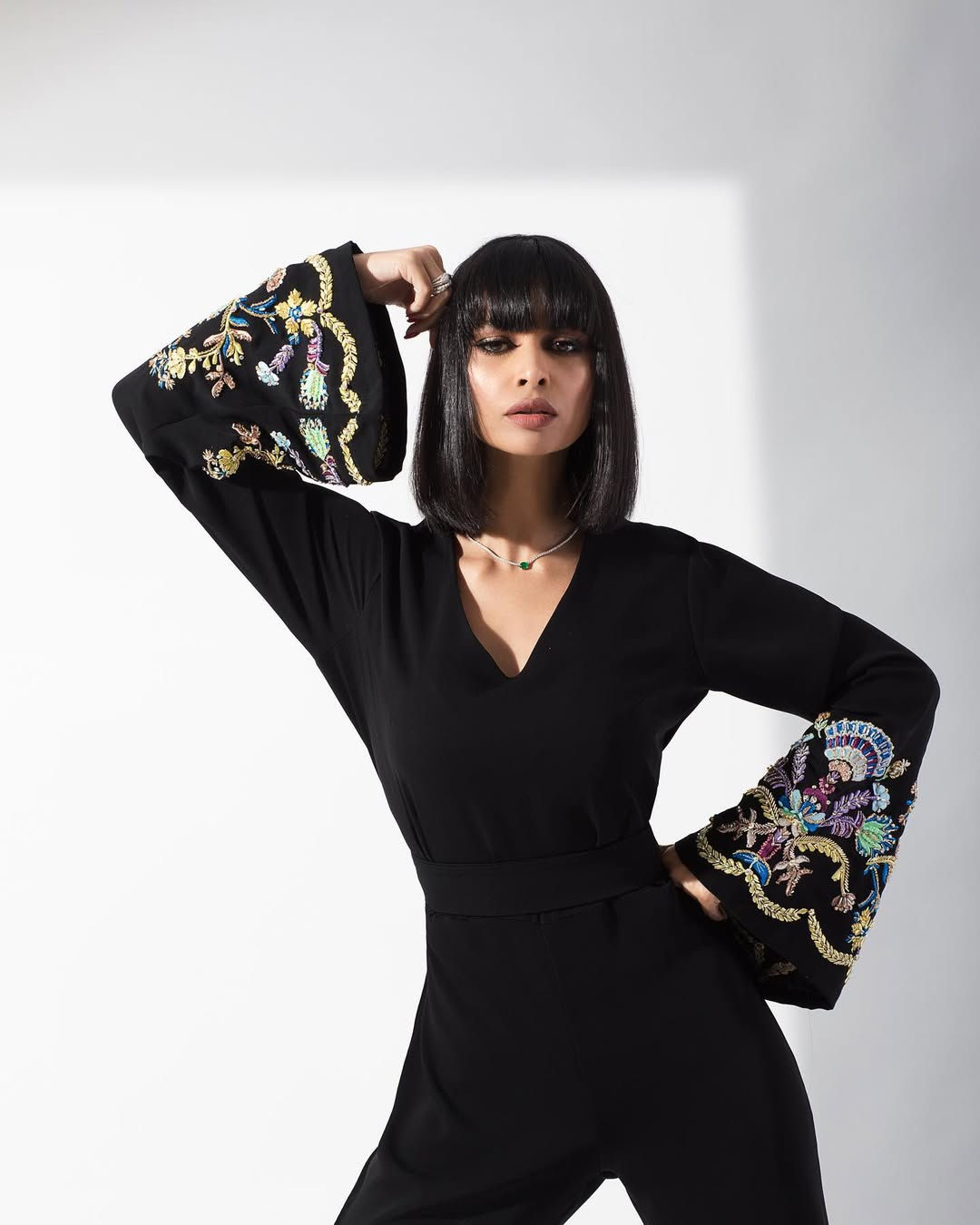 Kaoutar Boudarraja in her modeling portfolio, 2021