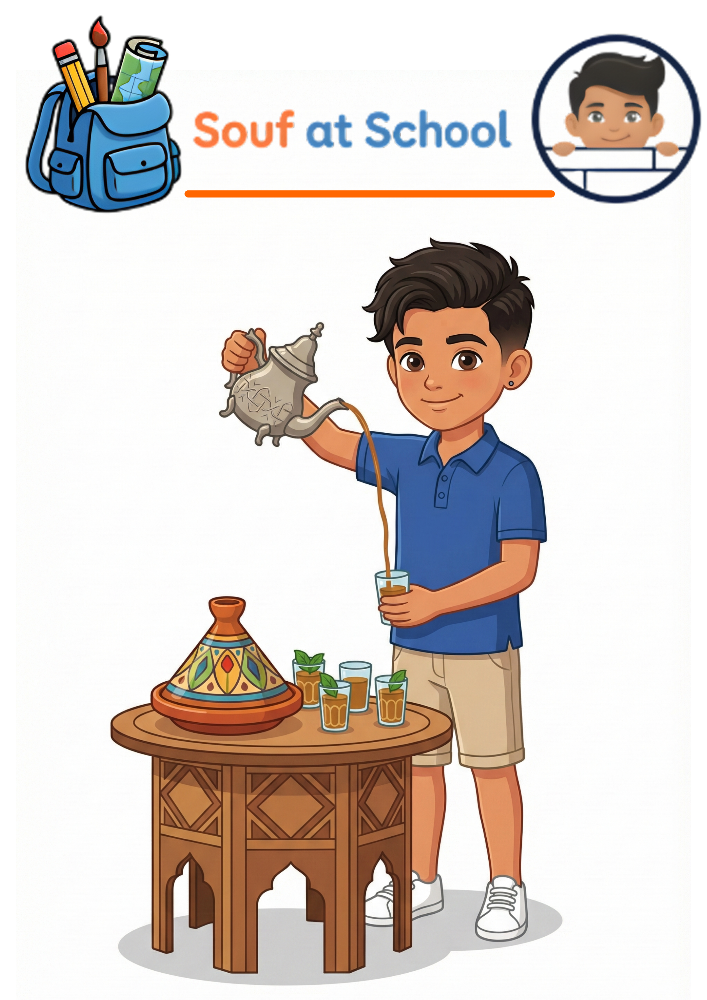 Cover of Welcome Home! My Day in Morocco, a children's picture book by Souf at School