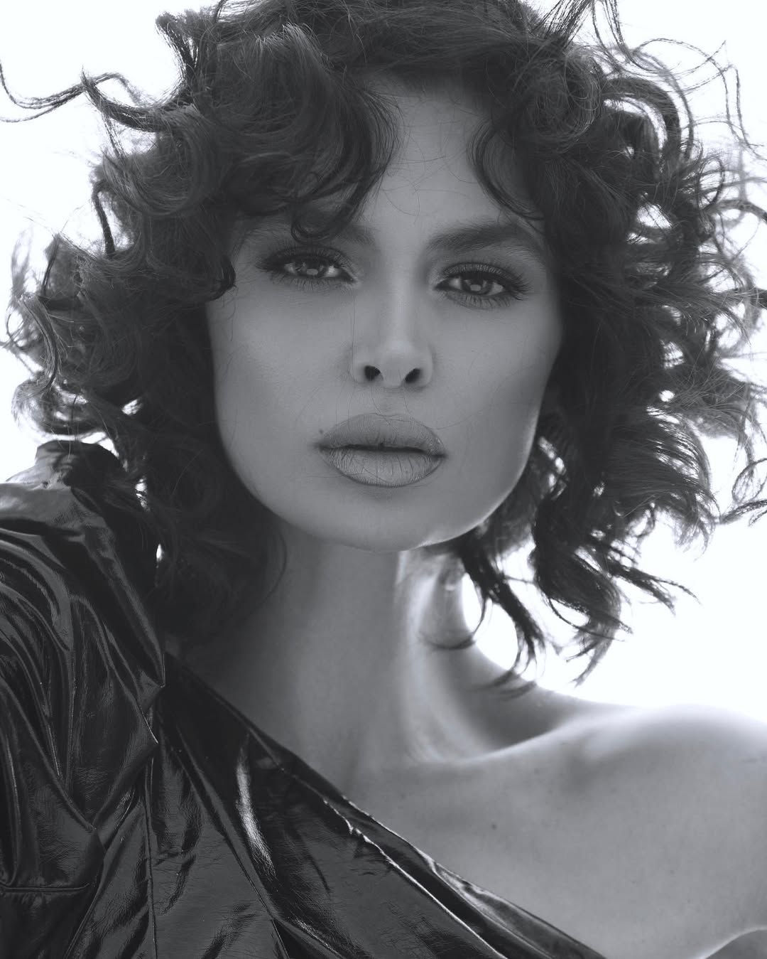Kaoutar Boudarraja in her modeling portfolio, 2019