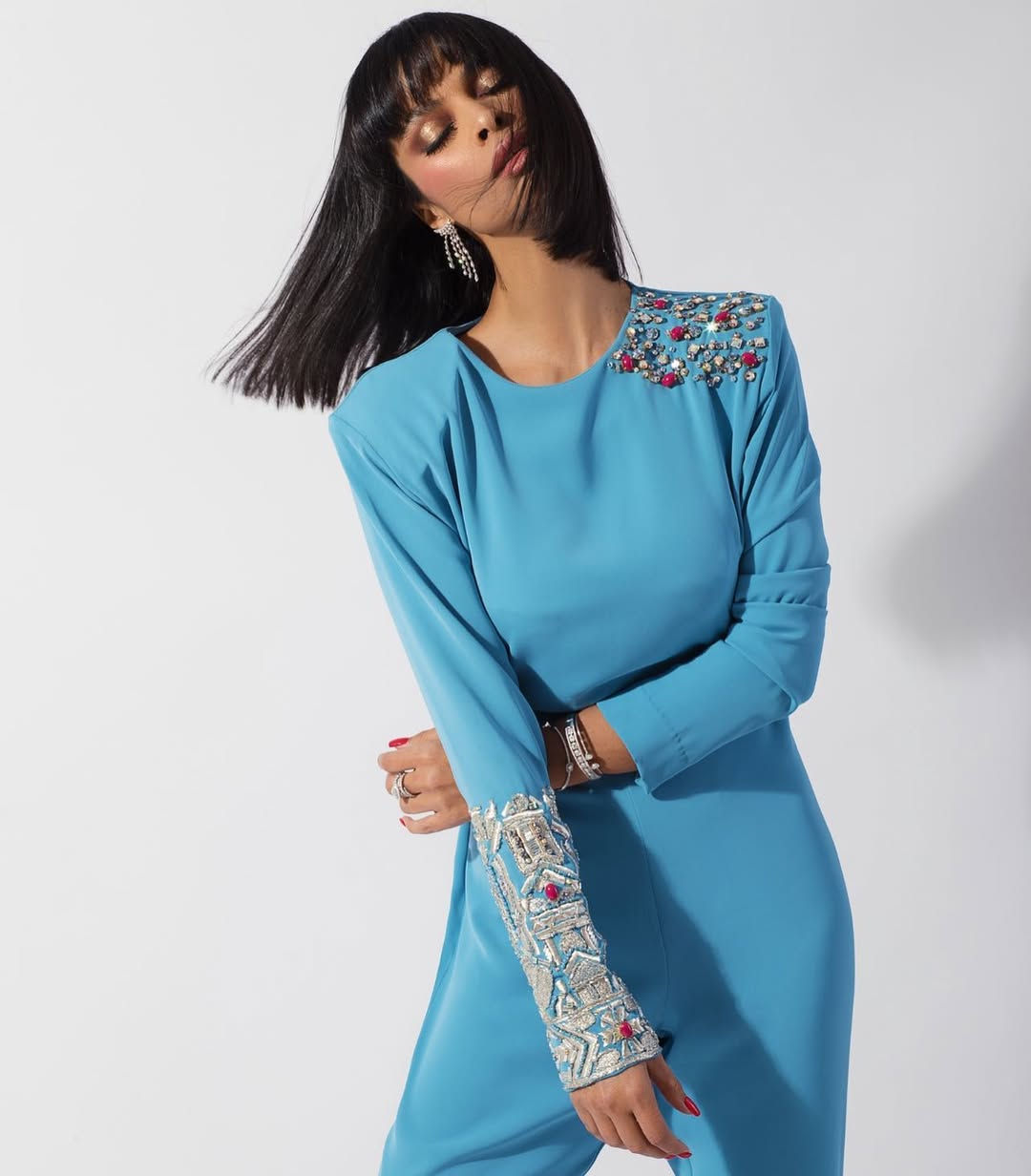 Kaoutar Boudarraja in her modeling portfolio, 2021