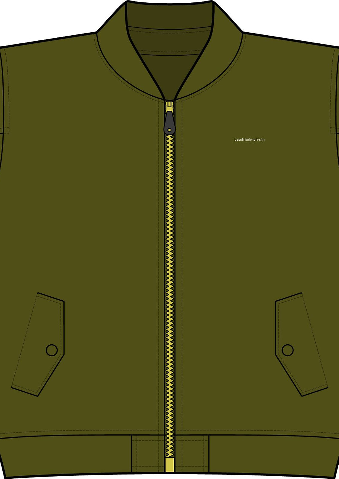 Unisex Bomber Jacket | Labels belong inside