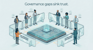 Illustration of Governance gaps sink trust