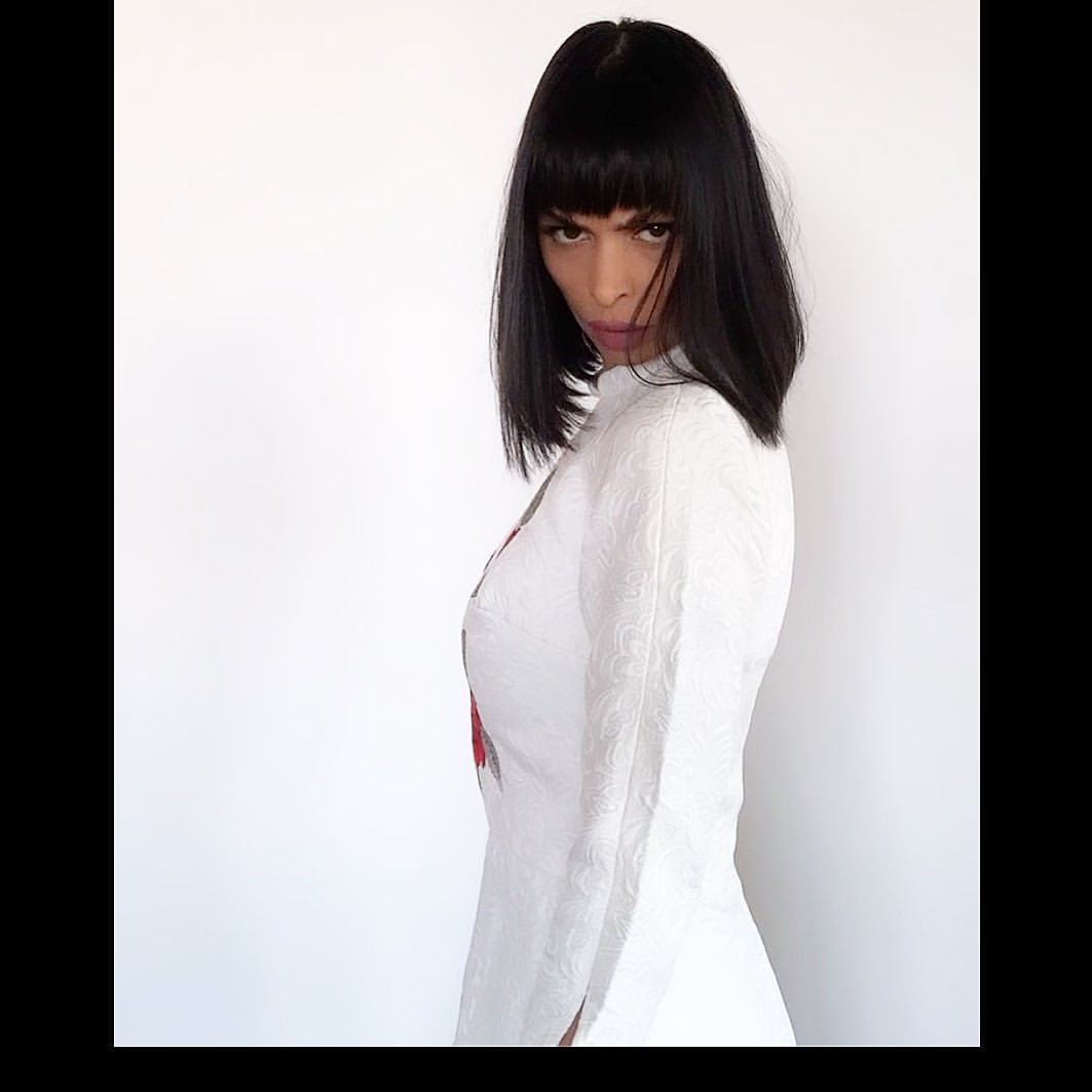 Kaoutar Boudarraja in her modeling portfolio, 2021