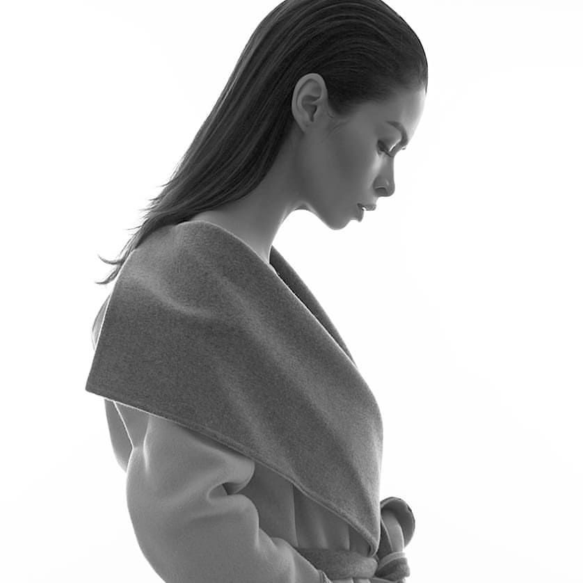Kaoutar Boudarraja in her modeling portfolio, 2019