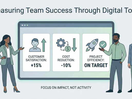 Illustration of Measuring Team Success Through Digital Tools