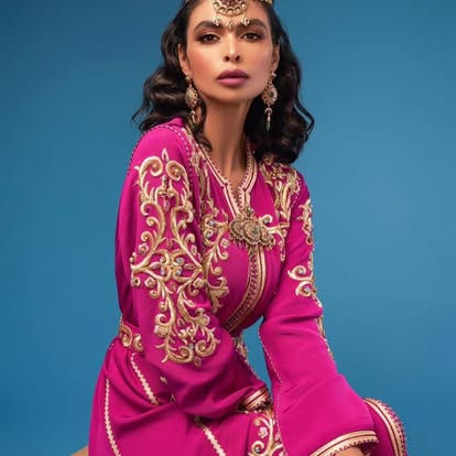Kaoutar Boudarraja in her modeling portfolio, 7878