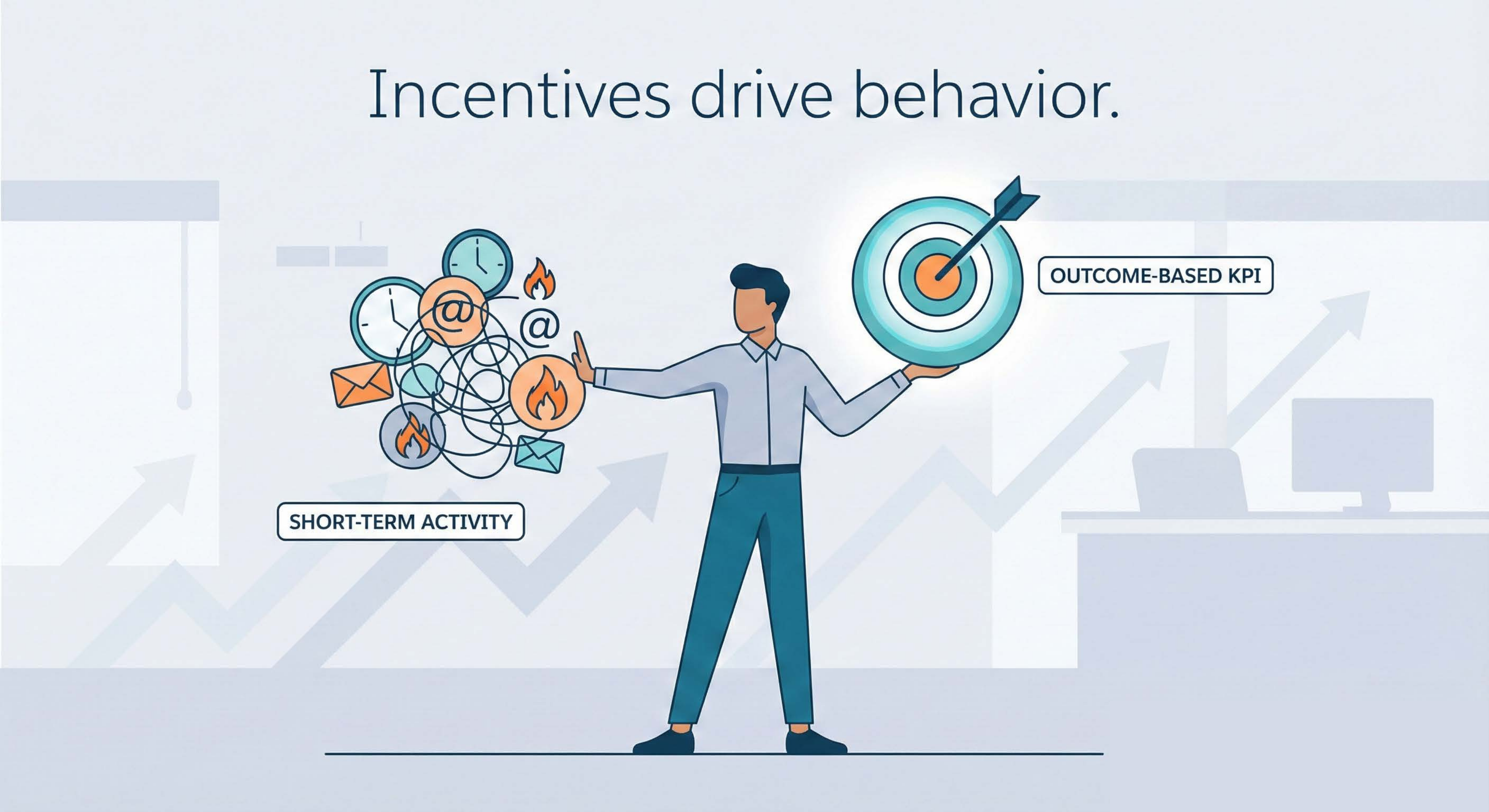 Illustration of Incentives drive behavior