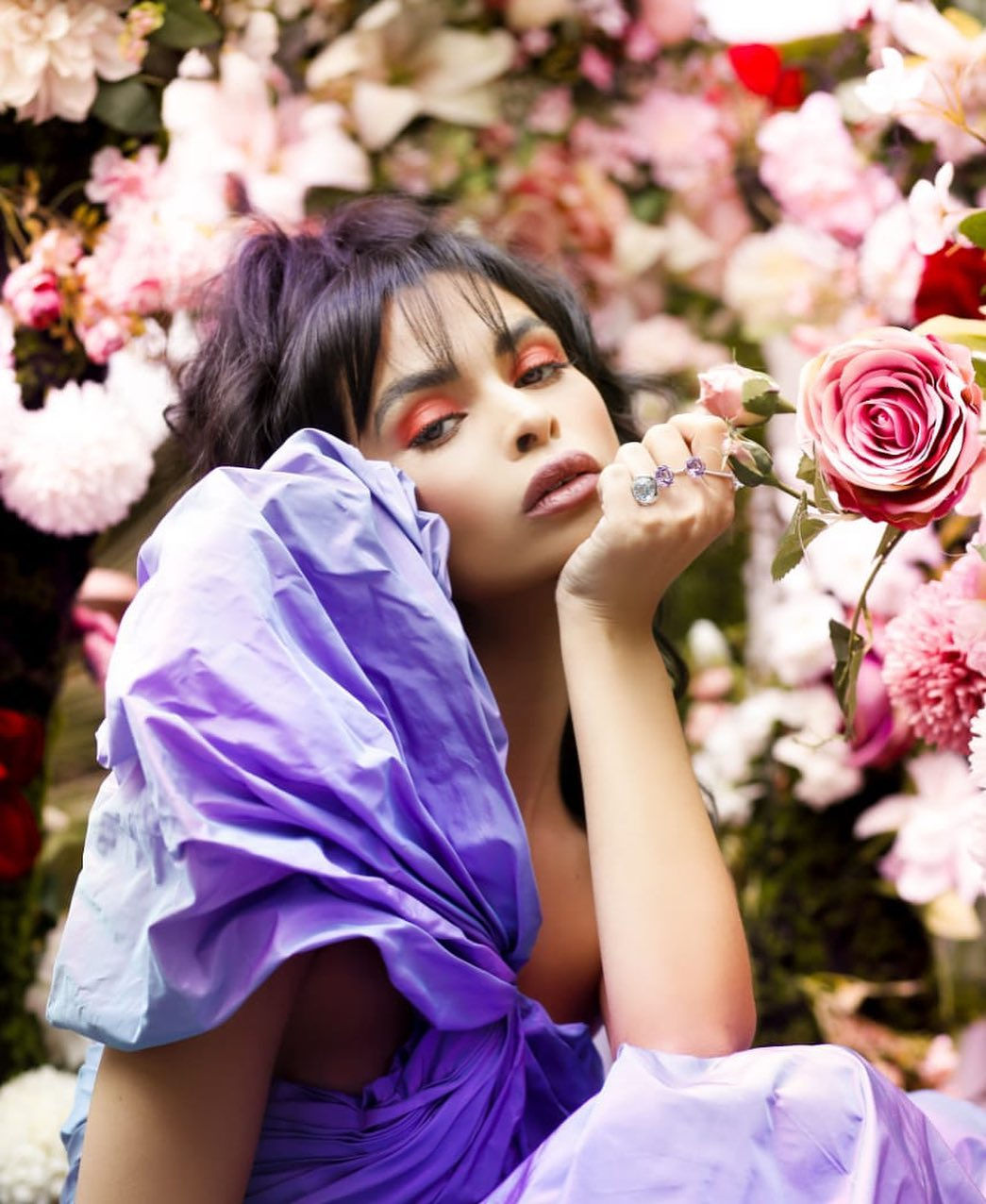 Kaoutar Boudarraja in her modeling portfolio, 2020