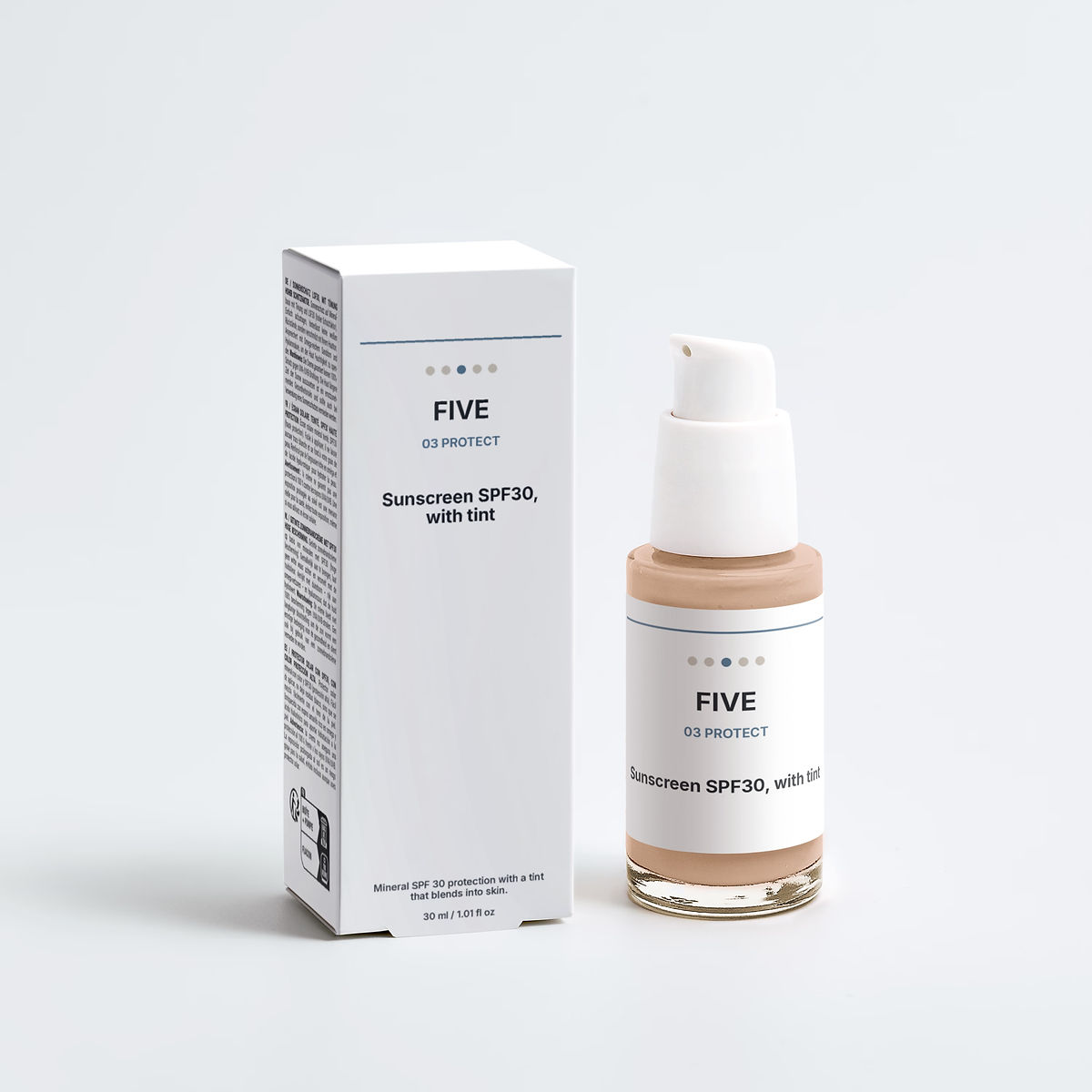 Sunscreen SPF30, with tint