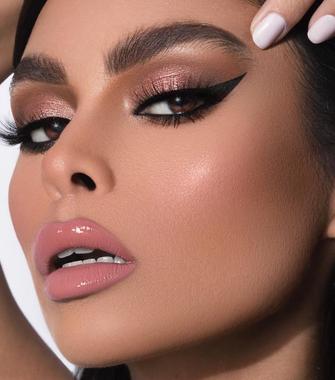 Kaoutar Boudarraja in her modeling portfolio, 2020