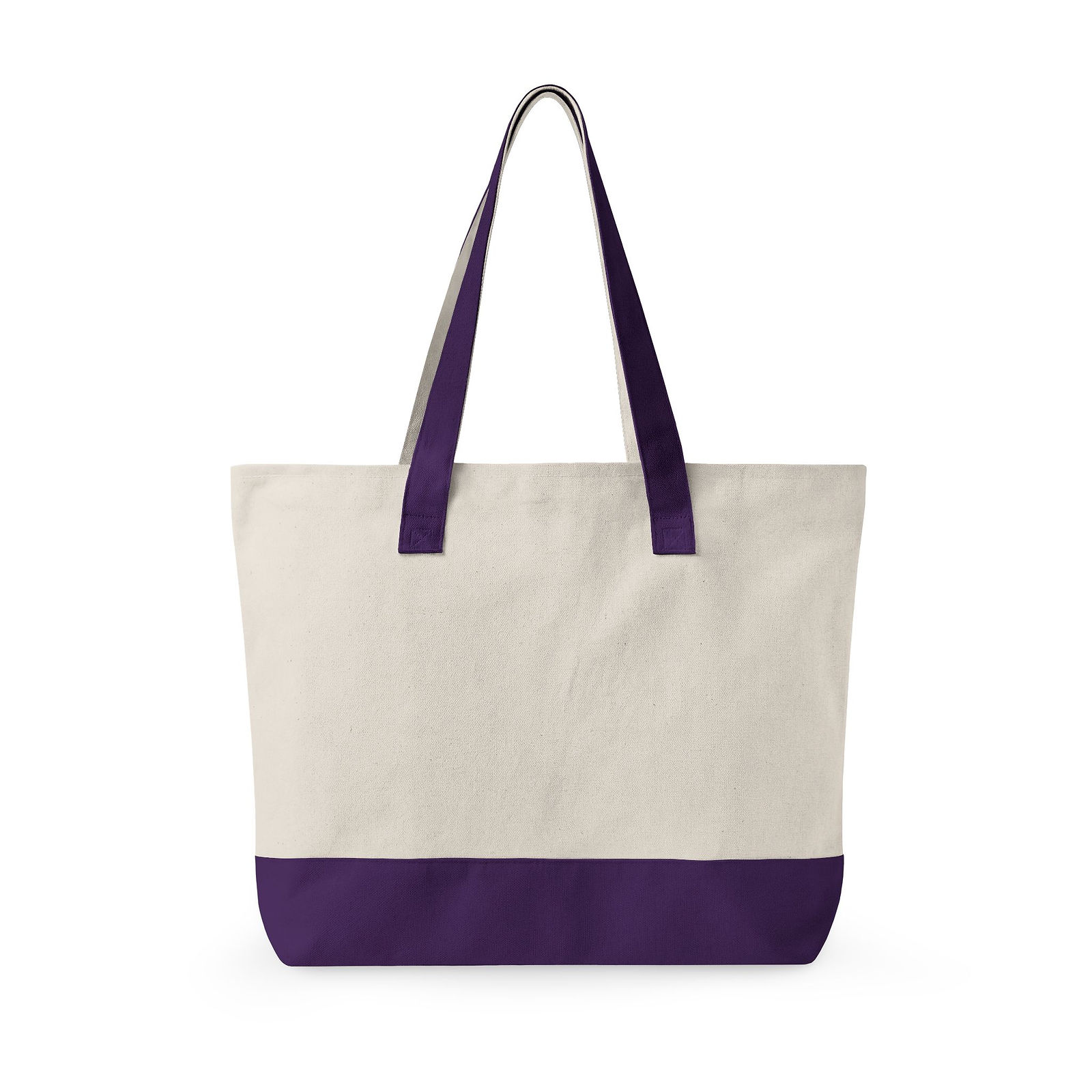 Zippered Canvas Tote Bag | My groceries got a raise.
