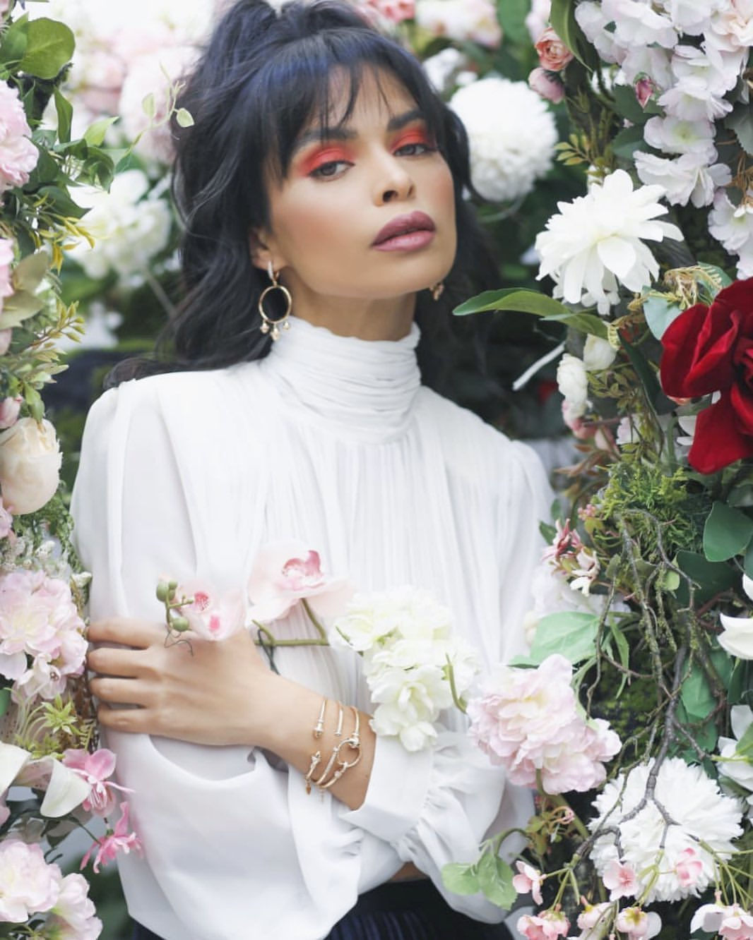Kaoutar Boudarraja in her modeling portfolio, 2020