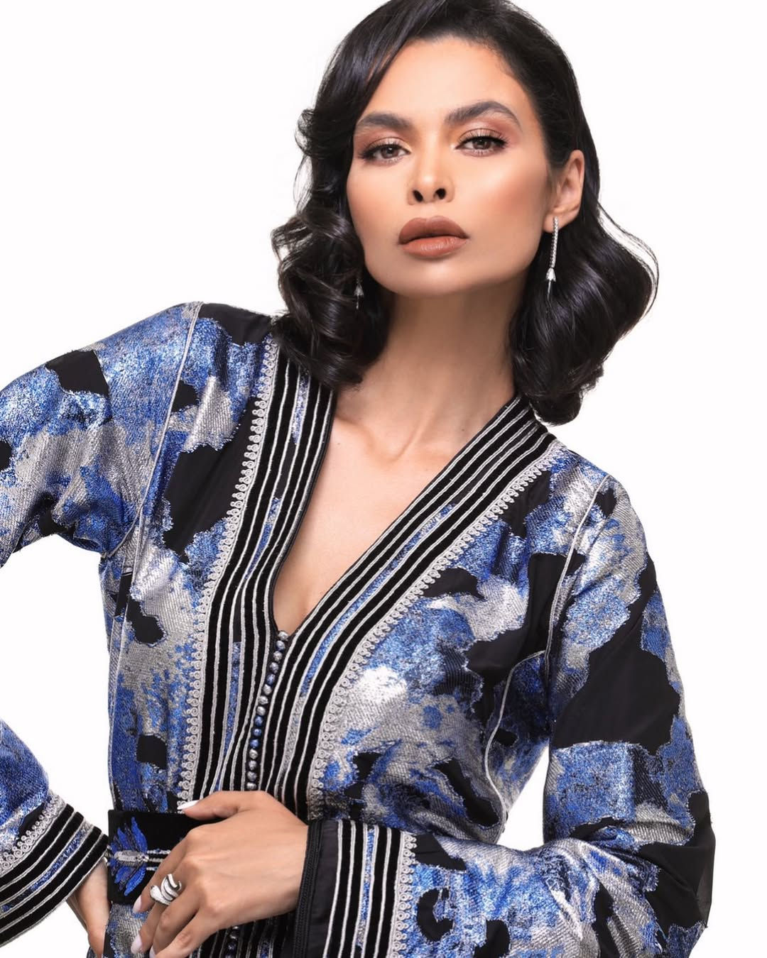 Kaoutar Boudarraja in her modeling portfolio, 2021